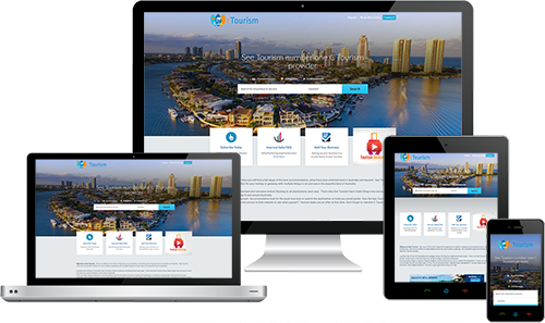 C Tourism displayed beautifully on multiple devices